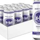 Hiball Clean Energy Seltzer Water, Caffeinated Sparkling Water Made with Vitamin B12 and Vitamin B6, Sugar Free 16 Fl Oz (Pack of 8), Blackberry