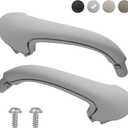 APPERFiT Interior Door Pull Handle (Gray) for Front Door Panel Driver & Passenger Side Compatible with Mercedes-Benz C-Class W203 C230 C240 C280 C320 C350 C32 AMG C55 AMG