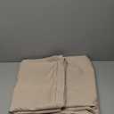 Fitable Faux Linen Beige Table Clothes 60 x 84 Inch - 2 Pack Neutral Tablecloths for Rectangle Tables, Faux Burlap Table Covers for Kitchen Dining, Wedding, Party, Farmhouse, Outdoor Picnic