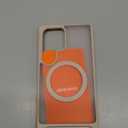 TORRAS Strong Magnetic & Seamless Stand for Samsung Galaxy S25 Ultra Case, Fit for MagSafe, Mil-Grade Drop Protection, Kickstand for Samsung Galaxy S25 Ultra Case, Translucent Back/Gold Edge