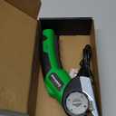 Cardboard Cutter, Rechargeable Cordless Electric Scissors, 4V Upgrade Motor Electric Box Cutter with 2 Blades, Safety Lock & LED Light, Powerful Cutting for Cardboard Box, Plastic, Leather