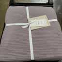 Ultimate Comfort Single Layered Blanket with 100% Organic Cotton by Boll & Branch, Full/Queen, Luxury 100% Organic Cotton - Soft, Lightweight and Breathable - Textured Waffle Weave Design