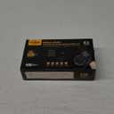 TitanFlex Heavy Duty Black Nitrile Gloves, 6 Mil, Fully Textured, Mechanic Disposable Gloves, Latex Free, Powder Free (04 Black (Xl, 100ct))