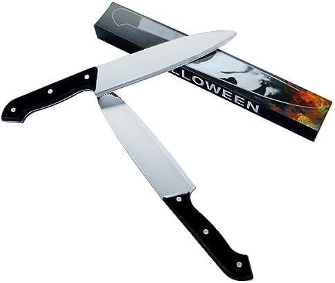 Myersmas 2 Pack Classic Knife for Halloween Horror Movie Cosplay Horror Props