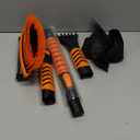 METOWARE 44'' Snow Brush and Ice Scrapers for Car Windshield, Extendable Snow Brush for Car with Ergonomic Foam Grip and 360° Pivoting Brush Head for Car SUV Truck