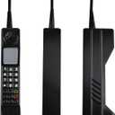 Retro Brick Cell Phone Ornament, Retro 80s 90s Brick Props Phone Ornament Cellular Model for Simulation Photographic, Old Fashioned Pagers Beepers Model for Party Decorations Home Stage Decor Black
