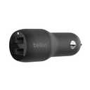 Belkin BoostCharge Dual USB-A Car Charger 24W