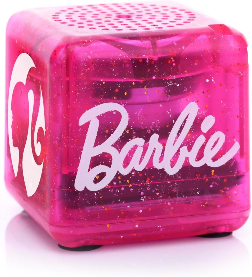 Bitty Boomers Mattel: Barbie - Barbie with Glitter - Bitty Box 1.3 Inch Keychain Bluetooth Speaker