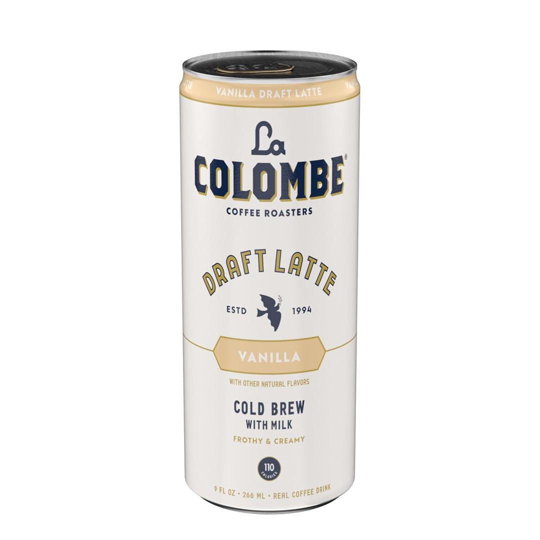 La Colombe, Latte Draft Vanilla, 9 Fl Oz, 4 Pack (EXP 05/24/26)