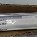 LazBlinds No Tools No Drill Cordless Roman Shades for Windows, Blackout Thermal Insulated UV Blocking Window Blinds, Lightweight Fabric Blinds for Indoor Windows, 31" W x 60" H, Blackout - White