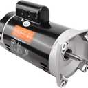 RAMATA B2853 Pool Pump Motor, 1 HP, 115/230V, 3450 RPM, 56Y Frame - Compatible with A.O. Smith, Century, Pentair SuperFlo, WhisperFlo, Sta-Rite, Hayward & Jandy Pool Pumps