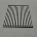 Surpahs Over Sink Foldable Multipurpose Roll-Up Dish Drying Rack, Silicone Wrapped Stainless Steel, Warm Gray, 17.5" x 13.1"