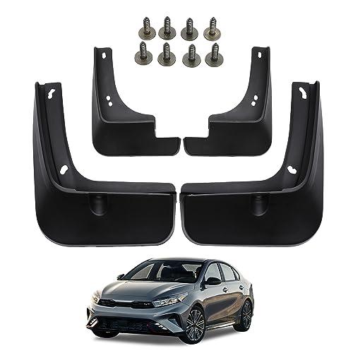 Kinwrdsn Mud Guard Mud Flaps Guards Splash All Weather Guard Mud for Kia Forte 2019 2020 2021 2022 2023 Mudguards Mudflaps Guards Front & Rear Set of 4