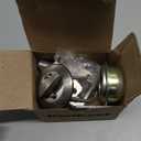 Kwikset 660 Deadbolt Deadbolt Lock, Satin Nickel Round Exterior Keyed Front Entry Door, Pick Resistant SmartKey Rekey Security, Single Cylinder Dead Bolt, with Microban Protection