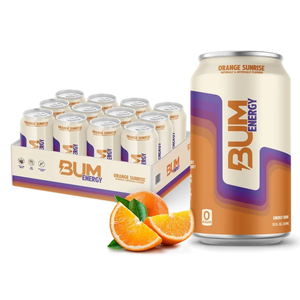 CBUM Energy Drink - Orange Sunrise 12 x 355ml, BBD 09/12/2027