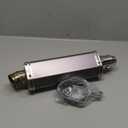 Universal 1.5-2" Inlet Hexagon Exhaust Muffler Pipe Slip On Scooter Motorcycle ATV Dirt Street Bike