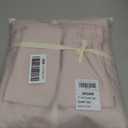 JIYUAN Queen Size Duvet Cover Set, 3-Piece - 100% Washed Cotton, Linen-Like Soft & Breathable with Zipper Closure, Includes 90x90 Inch Cover & 2 Pillowcases, Heathered Greyish Pink