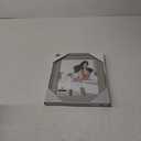 Malden International Designs 2386-80 Bead W/Wood Mat, Gray, 8x10