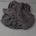 Cozy Bliss Faux Fur Throw Blanket for Couch, Cozy Soft Plush Thick Winter Blanket for Sofa Bedroom Living Room, 60 * 80 Inches Grey