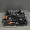 Orzbow Car Seat Dolly for Airport, Folding Car Seat Travel Cart with 4 Wheels and Adjustable Handle, Carseat Roller for Airplane Travel with Straps, Compact Luggage Hand Trolley, Black