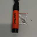 SPORTBIT Ball Pump for Sports Balls - Push & Pull Inflating System - Hand Pump for All Exercise Balls - Volleyball Pump, Basketball Inflator, Football & Soccer Ball Air Pump - Goes with 5 Needles Set