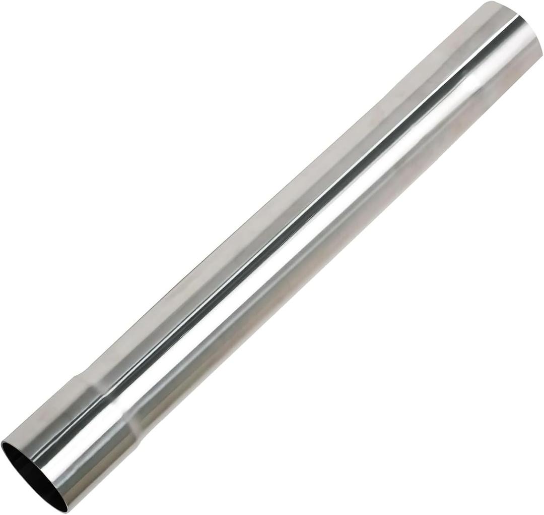 3 Inch Stainless Steel T304 Exhaust Tubing, 3''ID-to-OD Length 22''Straight Exhaust Extension Tube Tailpipe,Universal Connector Adapter Tubo