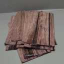 2 Pack Plastic Table Cloths - Waterproof Rectangle Table Covers, 54 x 108 In - Anniversary Party Tablecloths, Disposable Wood Grain Pattern