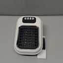 370W Space Heater, Wall Outlet Electric Space Heater as Seen on TV with Timer, Led Display, Adjustable Thermostat, Compact for Office Dorm Room