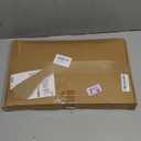 DAWASAPAT Floating Entertainment Center Shelf with Cable Ties, Projector Wall Mount DVD Shelf, Floating Entertainment Center Bracket Under TV for Cable Boxes/Games Console/DVR/TV Accessories (White)