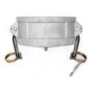 Gloxco Cam and Groove Fitting, Aluminum, Type DC, 4" Dust Cap (CAM-40-DC-AL)