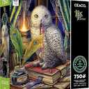 Ceaco - Glow in the Dark - Lisa Parker - Guardian of Spells Glow - 750 Piece Puzzle