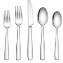 Herogo 18/10 Stainless Steel Silverware Set, 30-Piece Fancy Flatware Cutlery Set for 6, Modern Eating Utensils Tableware for Home Restaurant Wedding, Mirror Polished, Dishwasher Safe