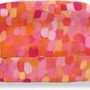 Abstract Geometry Red Throw Pillow Covers Set of 2 Couch Pillow Case Decoration Cushion Covers for Sofa Home Living Room Bedroom Outdoor 18X18 Inch