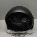 Honeywell TurboForce Air Circulator, Small Tabletop Fan, Quiet Personal Fan for Home or Office, 3 Speeds, 90 Degree Pivoting Head, Black, HT900