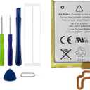 616-0640 Replacement Battery for iPod Nano 7,iPod Nano 7th,iPod Nano 5th 16G,A1446 with Specialized Toolkit.