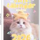 4 x 2026 calendar-wall calendar January-December Calendar Pet Theme wall calendar 11.7 x 8.2 Wall Calendar ffor Office Home Planning & Organizing