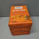 3 x Artscope Halloween Decorative Throw Pillow Covers 18x18 Inch Set of 4, Ghost Trick or Treat Pumpkin Sweet But Spooky Outdoor Farmhouse Pillow Cases for Home Sofa Couch-Orange