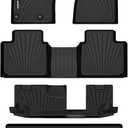 Binmotor-Floor Mats & Cargo Liner for Mitsubishi Outlander 2022-2024 2025 SE,SEL,ES,SE, Launch Edition,Platinum Edition (Excludes PHEV and Sport Versions), All Weather Outlander Accessories