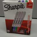 Sharpie Permanent Markers, Fine Point, Assorted Colors, 36 Count  