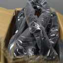 4 Pack Stanchions Post with Velvet Rope, Crowd Control Stanchions, Queue Pole for for Movie Theater, Party Supplies(Black)