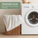 HIGOGOGO Memory Foam Body Pillow, Thickened Large Long Bed Pillow for Adults, Full Body Pillow with Removable Pillow Cover(20x54 Inch),Beige