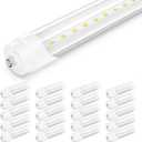 SHINESTAR 20-Pack 8FT LED Bulbs, Ballast Bypass, 44W 6500K Daylight, F96T12 LED Replacement for T8 T10 T12 Fluorescent Tubes, FA8 Single Pin, Dual-end, Clear Cover