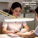 Neatfi LED Desk Lamp, 2200 Lumens, 24W, 20-Inch Wide Head (Gold)