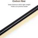 Kmise Carbon Fiber Violin Bows: Lightweight Violin Bow 4/4, Anti-Deformation Full Size Fiddle Bow, Ultra-Stretchy Horse Hair, Gift for Professional, Beginner, Adults, Kids Violins Practice (Black)