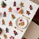 2 x Christmas Decorations Tree Hanging Double Sided Plastic Christmas Tree Decorations 24pcs Winter Themed Merry Christmas Party Ornaments Hanging Sign Photo Prop for Holiday Xmas Decor