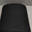 Lumbar Pillow for Chair and Car, Back Support for Office, Memory Foam Cushion with Mesh Cover - Black