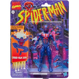 Marvel Legends Series Spider-Man 2099, Retro Cardback Comics Collectible 6-Inch Scale Action Figure