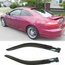 Sunproof Rainproof Side Window Wind Deflector, 2pcs Protective Replacements Rain Deflector Guards Set, Rain Guards Compatible with 2003-2007 Honda Accord 2-Door Coupe 92349