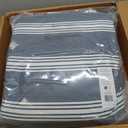 Nautica - Twin/Twin XL Comforter Set, Soft & Reversible Cotton Bed Set for Year Round Comfort, 2 Piece Striped Bedding with Matching Pillowcase (Craver Grey)