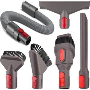 Professional Vacuum Attachment Kit for Dyson GEN5 G5 V15 V12 V11 V10 V8 V7 Detect Cyclone Torque Drive Absolute Animal Trigger Cordless Vacuum Accessories Extension Hose Replacement Brush